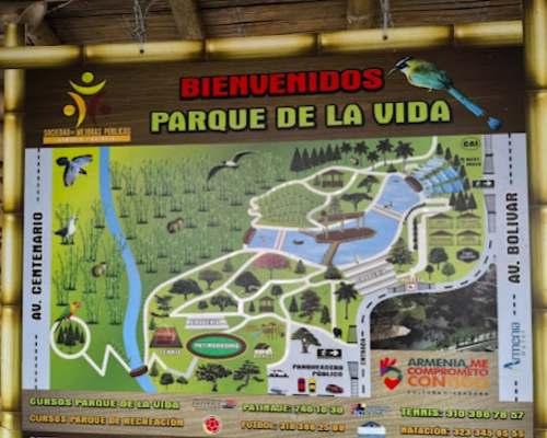 Vida Park Armenia Quindío green areas and outdoor nature spaces in the Coffee Region.