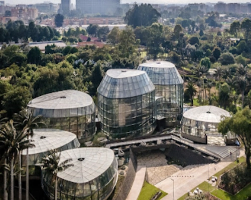 Jardin Botanico Jose Celestino Mutis with themed gardens and native plant collections in Bogotá.
