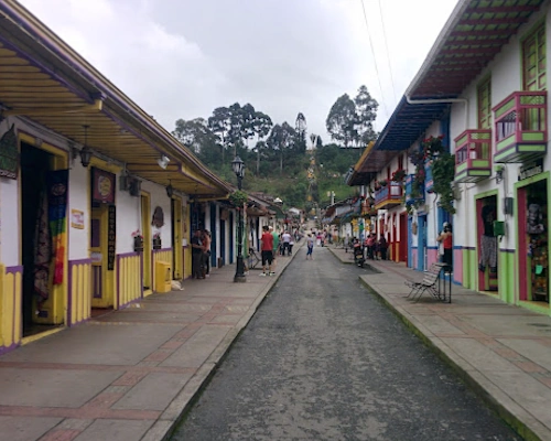 Salento Viewpoint overlooking green valleys and coffee landscapes in Quindío.